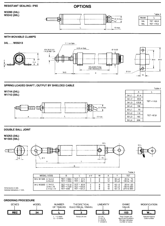 Options - Click To View Matching PDF